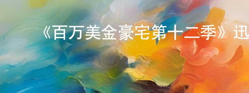 陈雅敏的动漫综艺大全,《百万美金豪宅第十二季》迅雷下载/在线观看-选秀综艺-美剧天堂